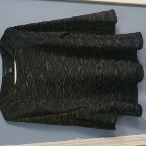 Investments Women's Black Glittery Top M
